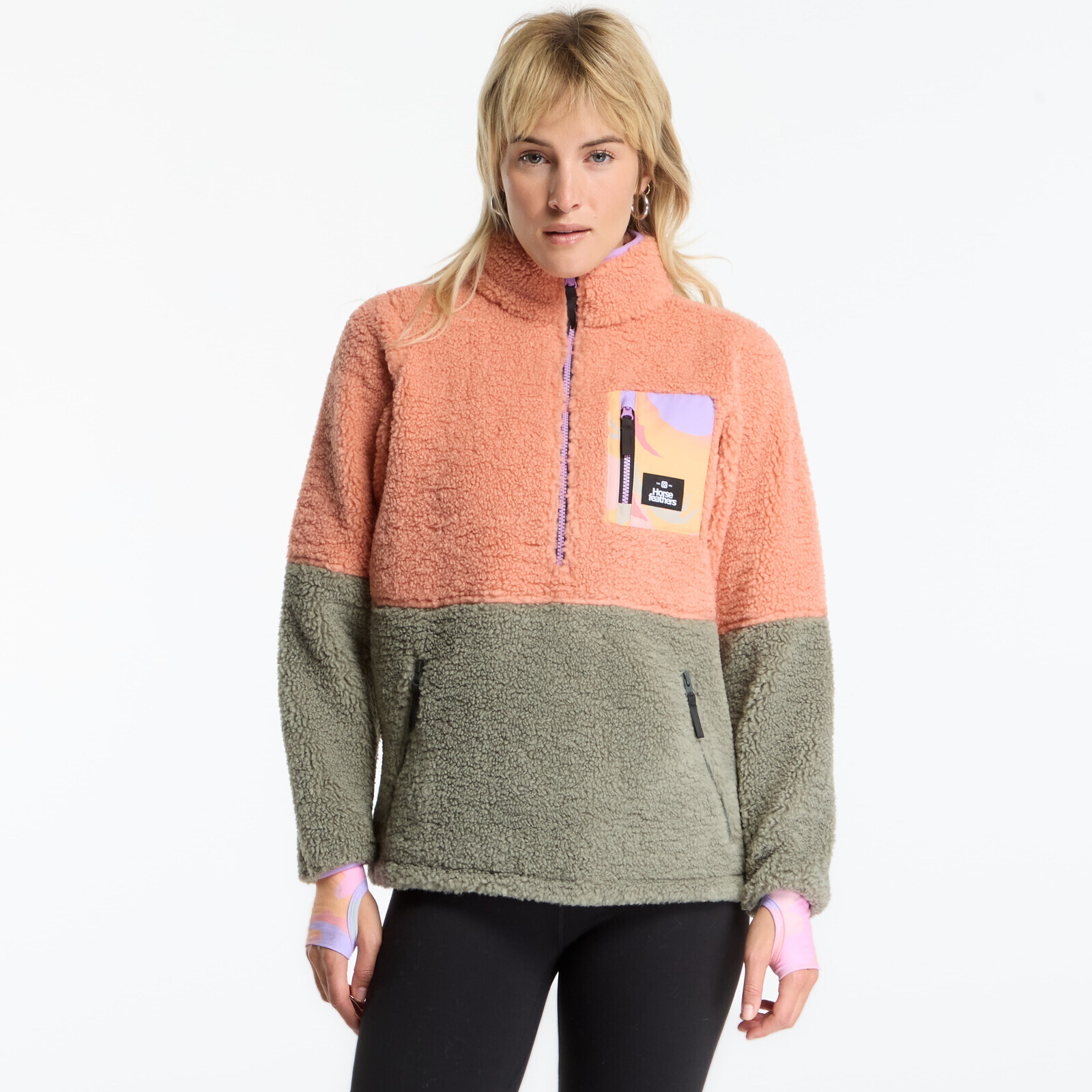 Sweatshirt Horsefeathers Elvira Sweatshirt Papaya Punch M
