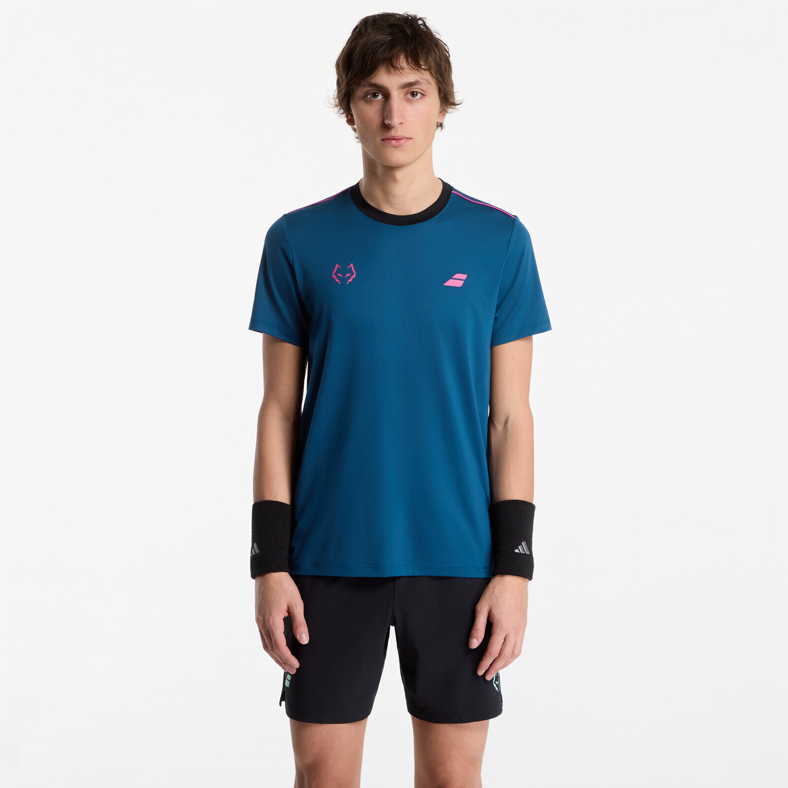 T-shirt Babolat Crew Neck Tee J. Lebron Legion Blue L