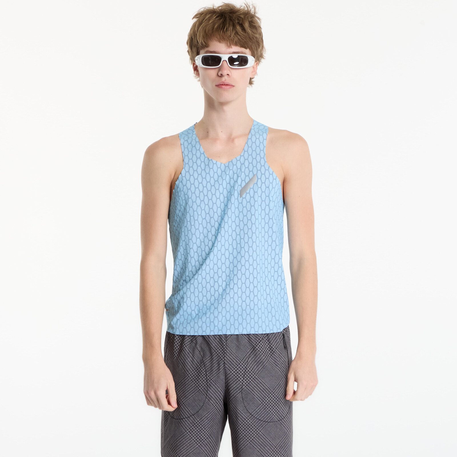 Tank top SOAR Graphene Vest Fluro Light Blue L