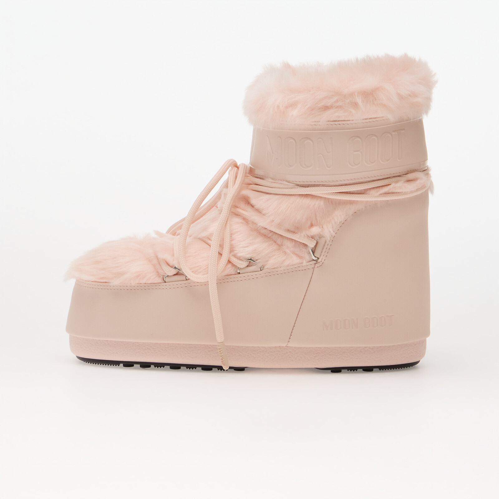 Moon Boot Icon Low Faux Fur Dusty Pink 36-38