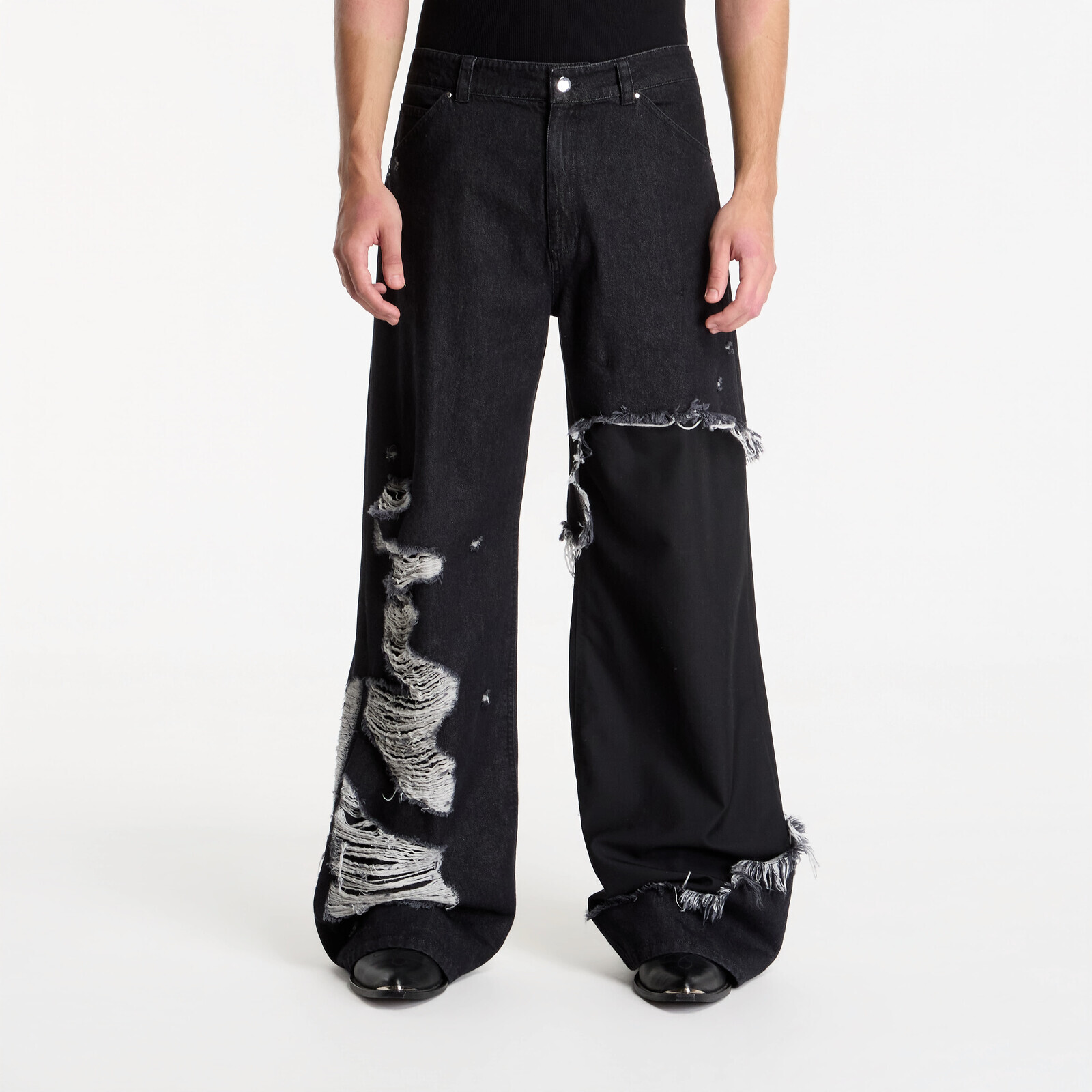 Pants Heliot Emil Aphex Denim Dark Grey 54