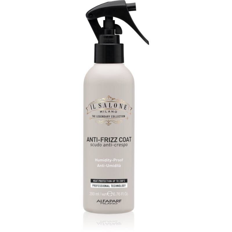 Alfaparf Milano Il Salone Milano Anti-Frizz Coat styling protective hair spray to treat frizz with thermal protection 200 ml
