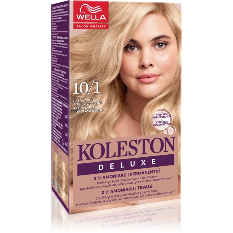 Wella Koleston Deluxe hair colour ammonia-free shade 10/1 Extra Light Ash Blonde 100 ml