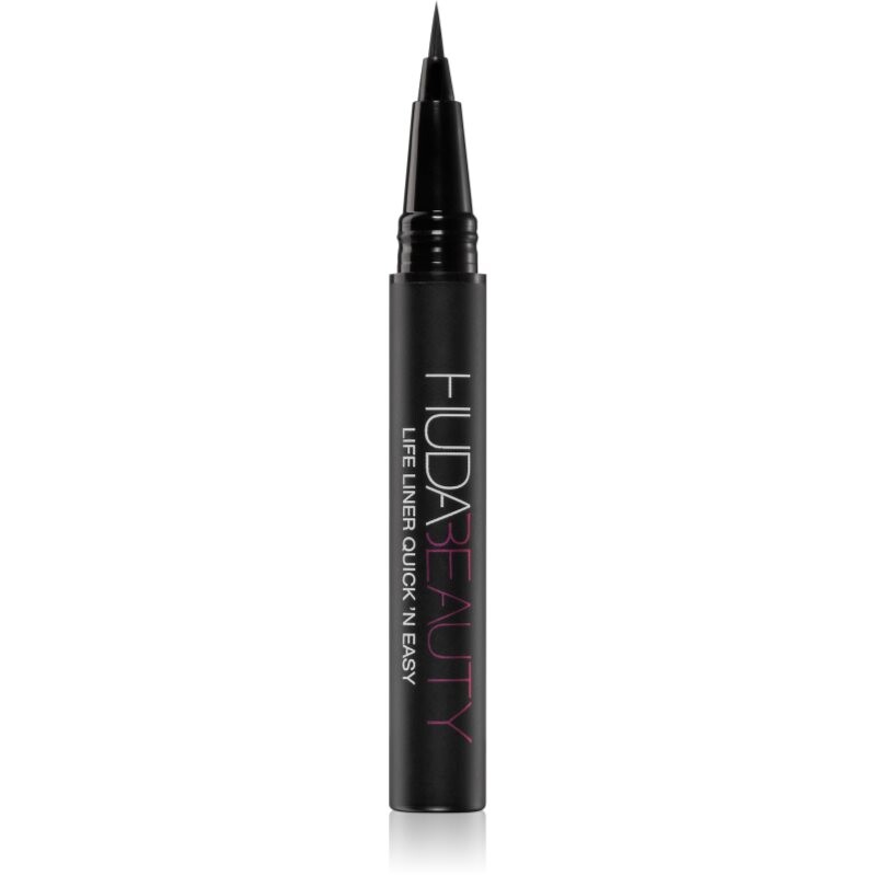 Huda Beauty Life Liner Quick N Easy precise liquid eyeliner shade Very Vanta (Extreme Black) 0.45 ml
