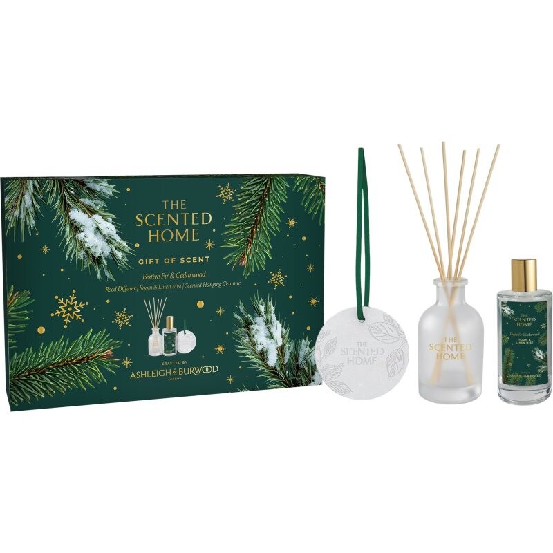 Ashleigh & Burwood London The Scented Home Festive Fir & Cedarwood gift set 1 pc