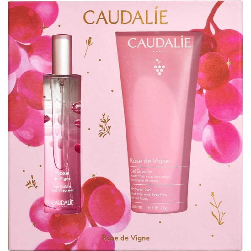 Caudalie Rose de Vigne Fresh Fragrance Gift Set Christmas gift set with nourishing and moisturising effect