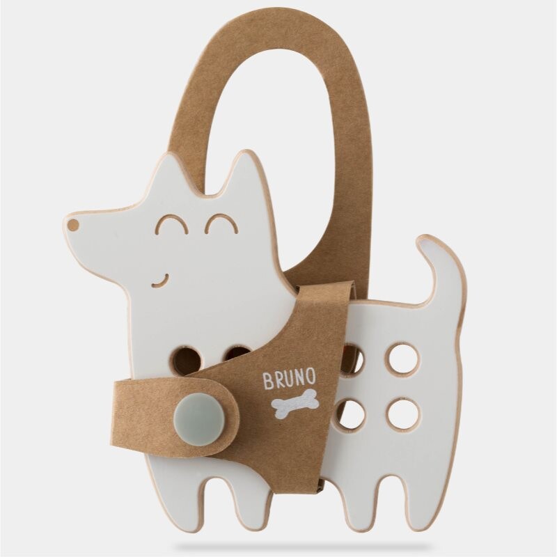 Milin Small Wooden Lacing Toy Dog activity toy 10 cm x 10 cm x 0,7 cm 1 pc