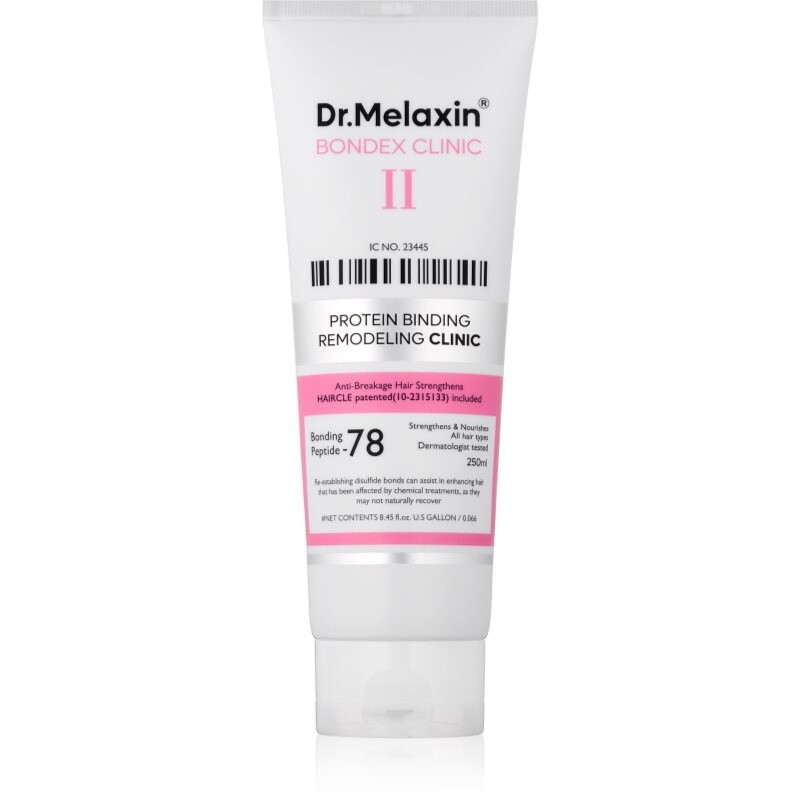 Dr. Melaxin Bondex Clinic Protein Bonding Remodeling Clinic regenerating treatment for damaged and fragile hair 250 ml