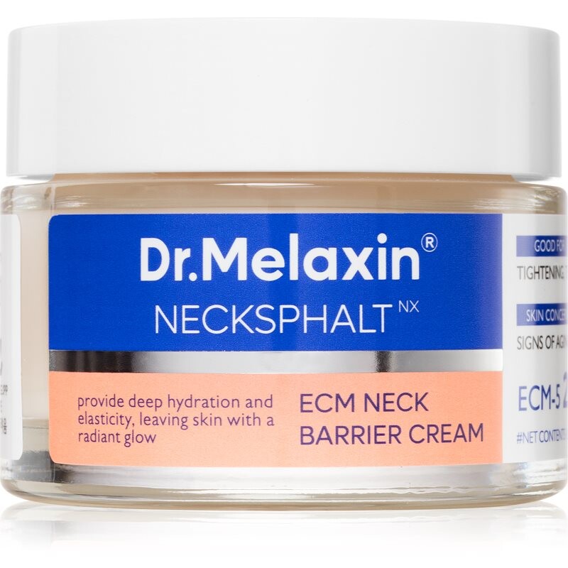 Dr. Melaxin Necksphalt ECM Ceramide Neck Cream lifting and firming moisturiser for neck and décolleté 50 ml
