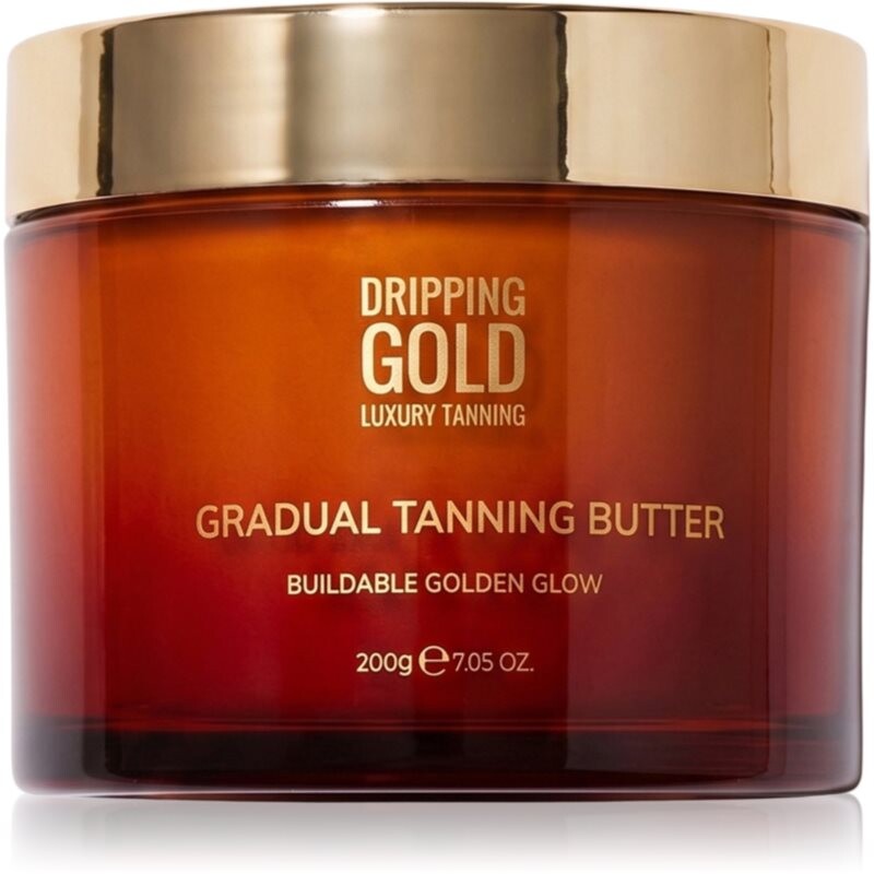 Dripping Gold Gradual Tanning Butter body butter with self-tanning effect 200 g