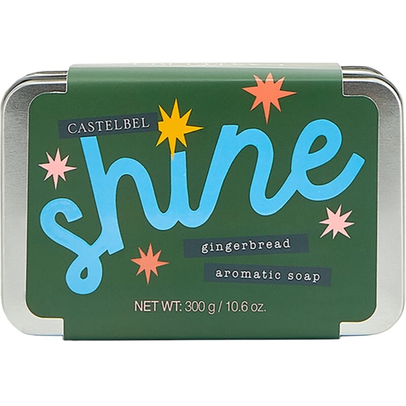 Castelbel Charming Soaps Gingerbread bar soap in a tin 300 g