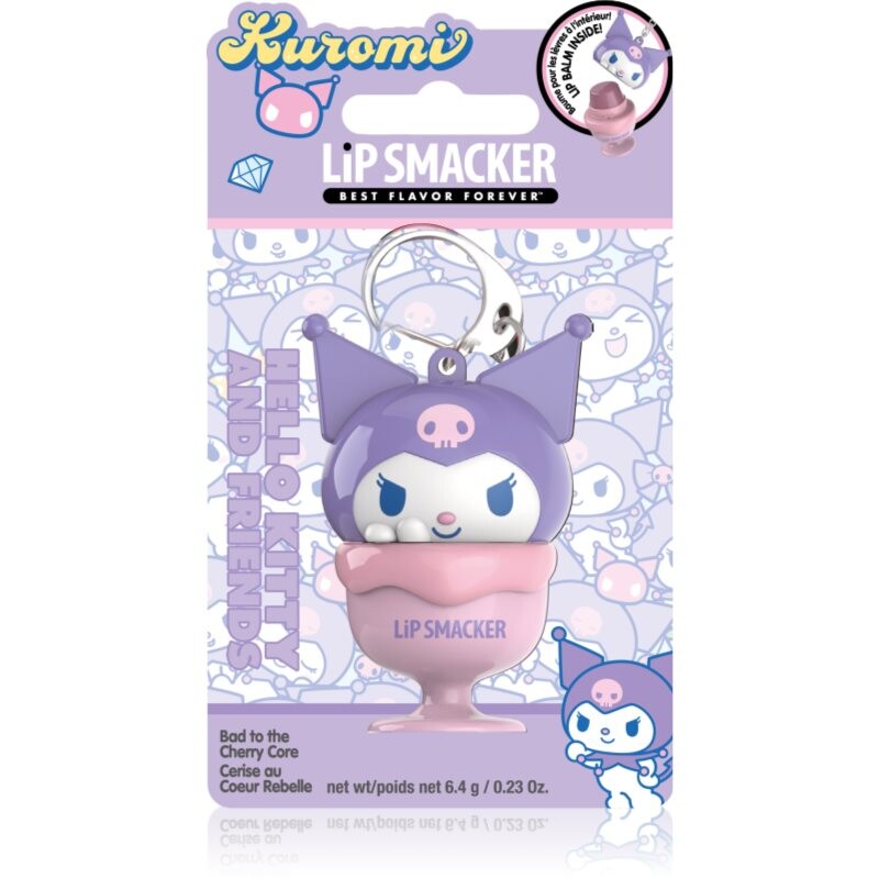 Lip Smacker Hello Kitty & Friends Kuromi lip balm for keys flavour Bad to the Cherry Core 6.4 g