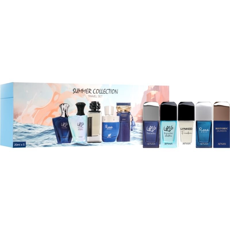 Afnan Summer Collection Travel Set gift set for men