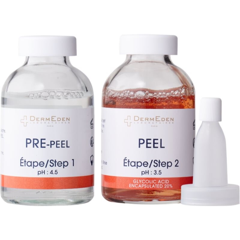 DermEden CONCENTRATES Advanced Peel smoothing exfoliating serum 2x30 ml