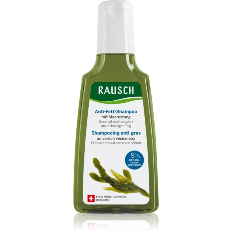 Rausch Degreasing Shampoo With Seaweed shampoo for oily scalp 200 ml