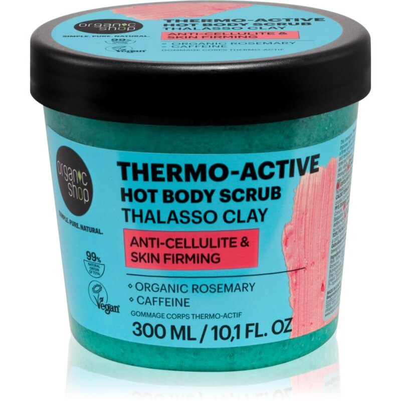 Organic Shop Thalasso Thermo-Active warming body scrub with clay 300 ml