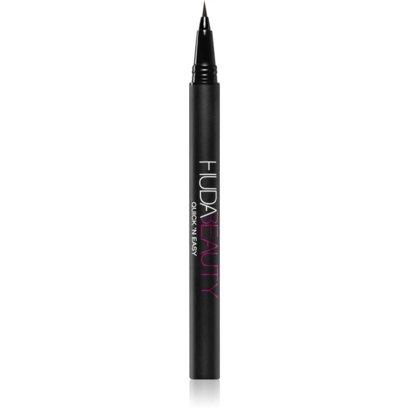Huda Beauty Quick 'N Easy Precision Liquid Liner liquid eyeliner shade Very Brown 1 ml