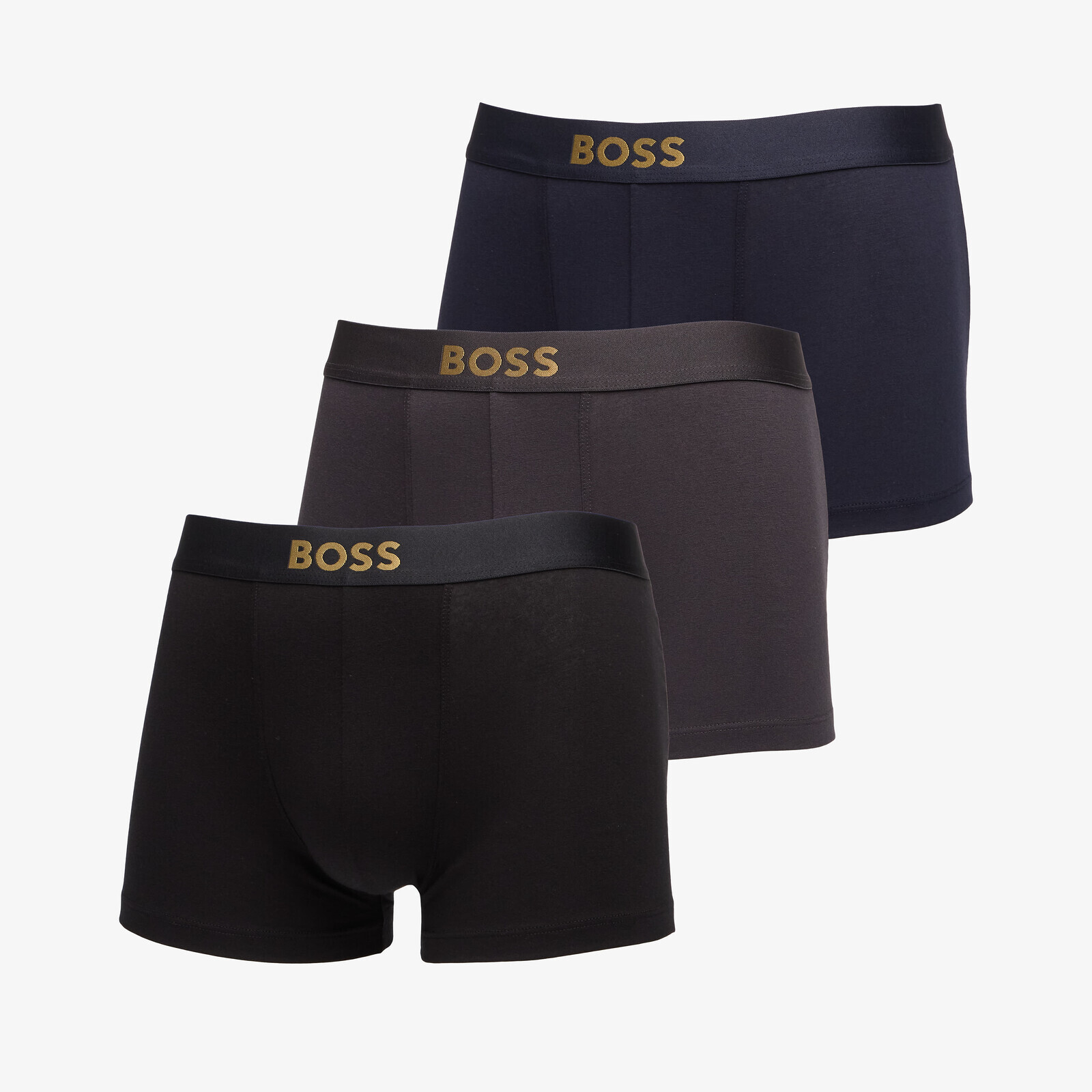 Hugo Boss Trunk 3-Pack Gold Logo Gift Multicolor XXL