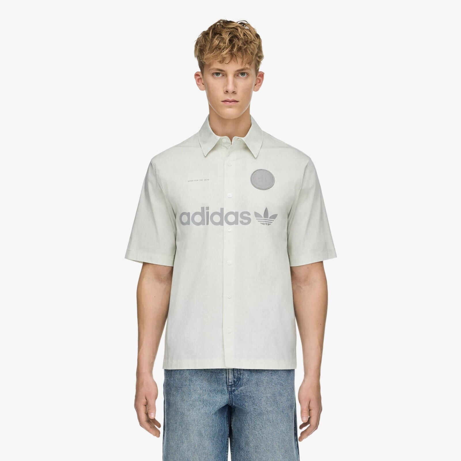 Shirt adidas Song For The Mute ADI008 Short Sleeve Shirt UNISEX Off White M