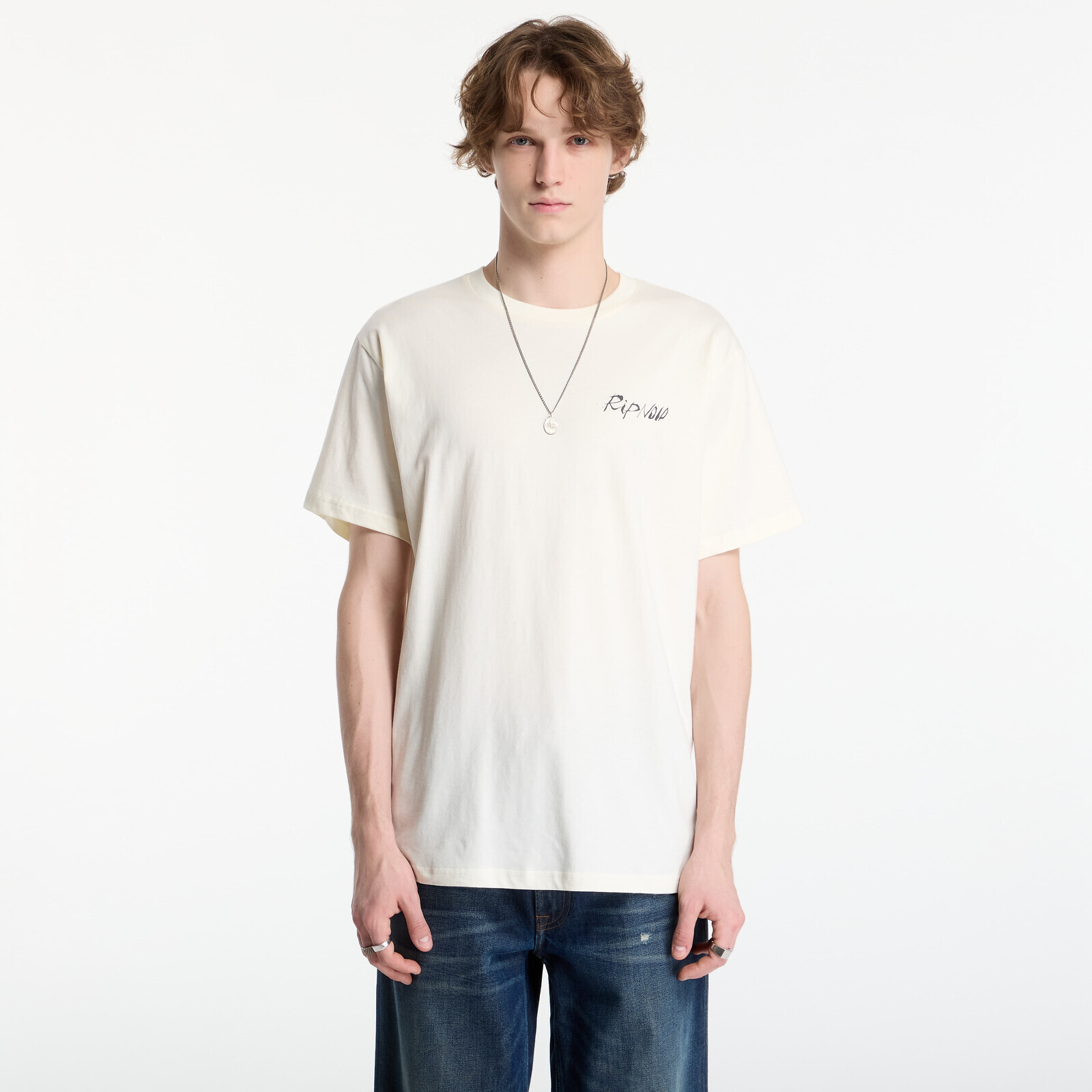 T-shirt RIPNDIP Drive Thru Tee Bone S