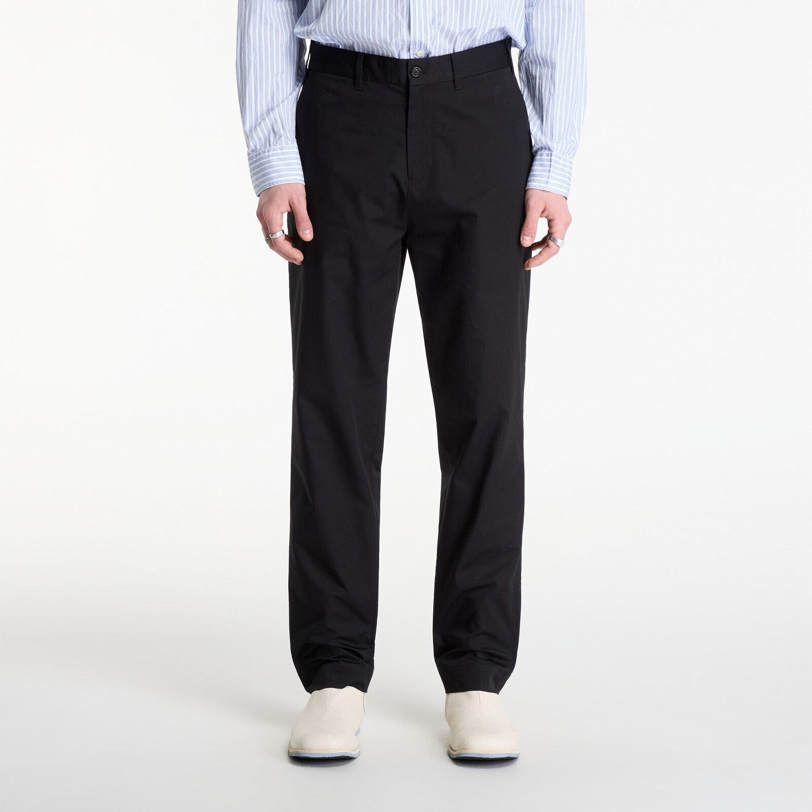 Pants FRED PERRY Slim Fit Twill Trousers Black 30