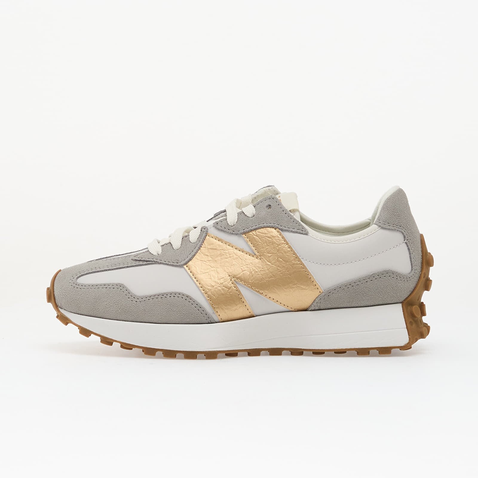 Sneakers New Balance 327 Grey Matter/ Gold Metallic UK 5.5