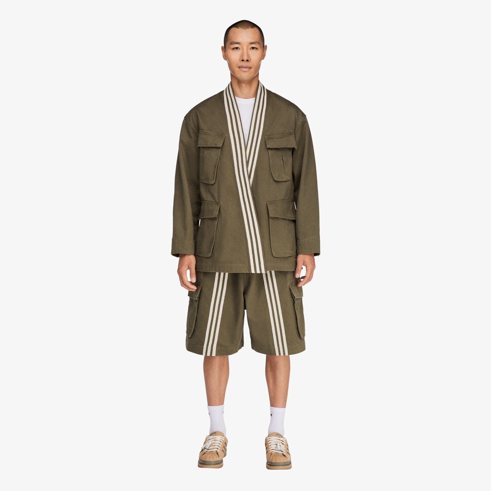 adidas Clot Short By Edison Chen Olive Strata S