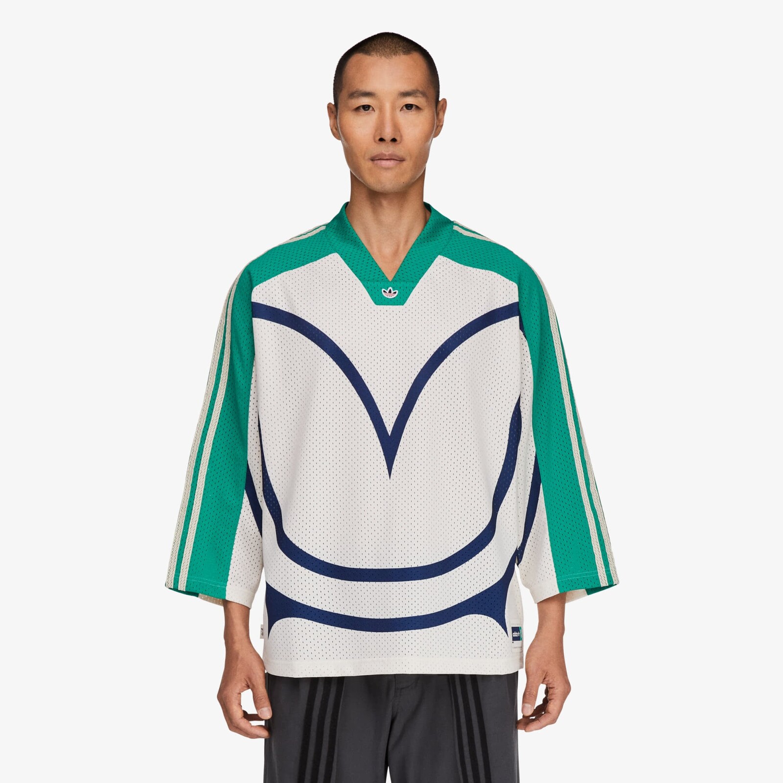 adidas Clot Hockey Jersey By Edison Chen UNISEX Wonder White L