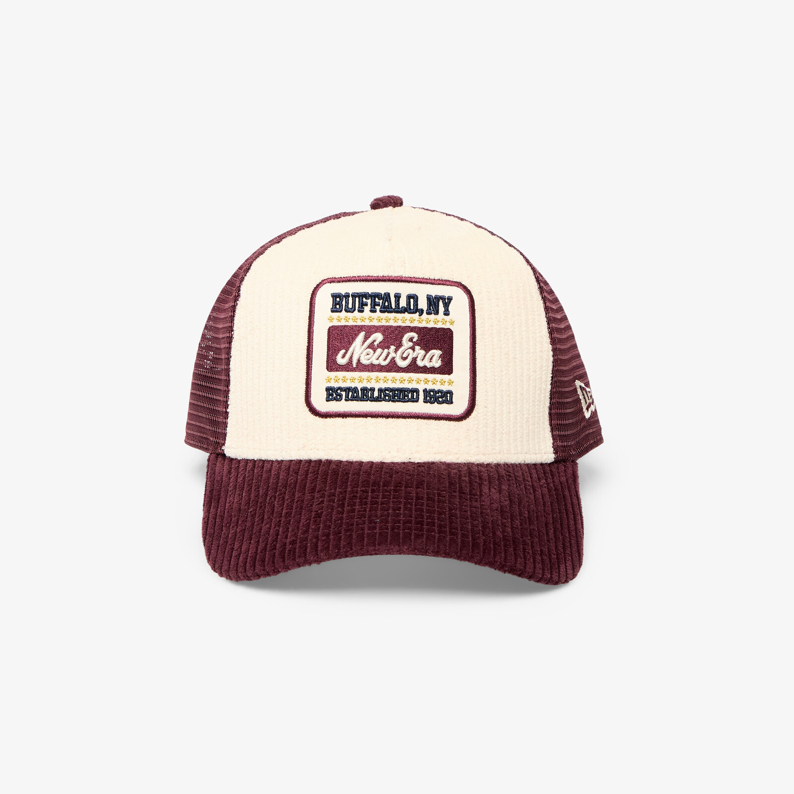 Cap New Era 9FORTY A-Frame Trucker Cord Visor Maroon/ Stone Universal