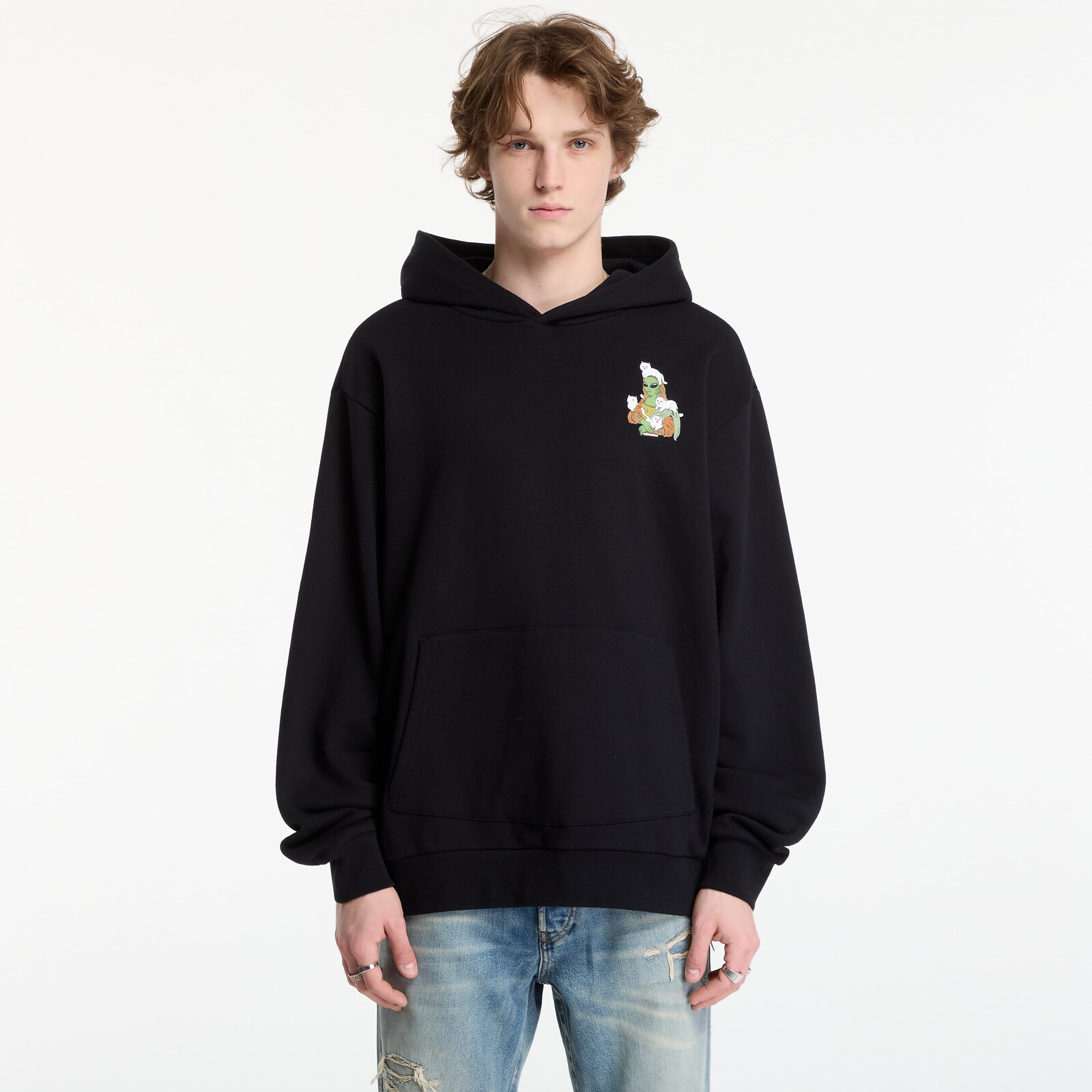 Sweatshirt RIPNDIP Here All Along Hoodie Black L