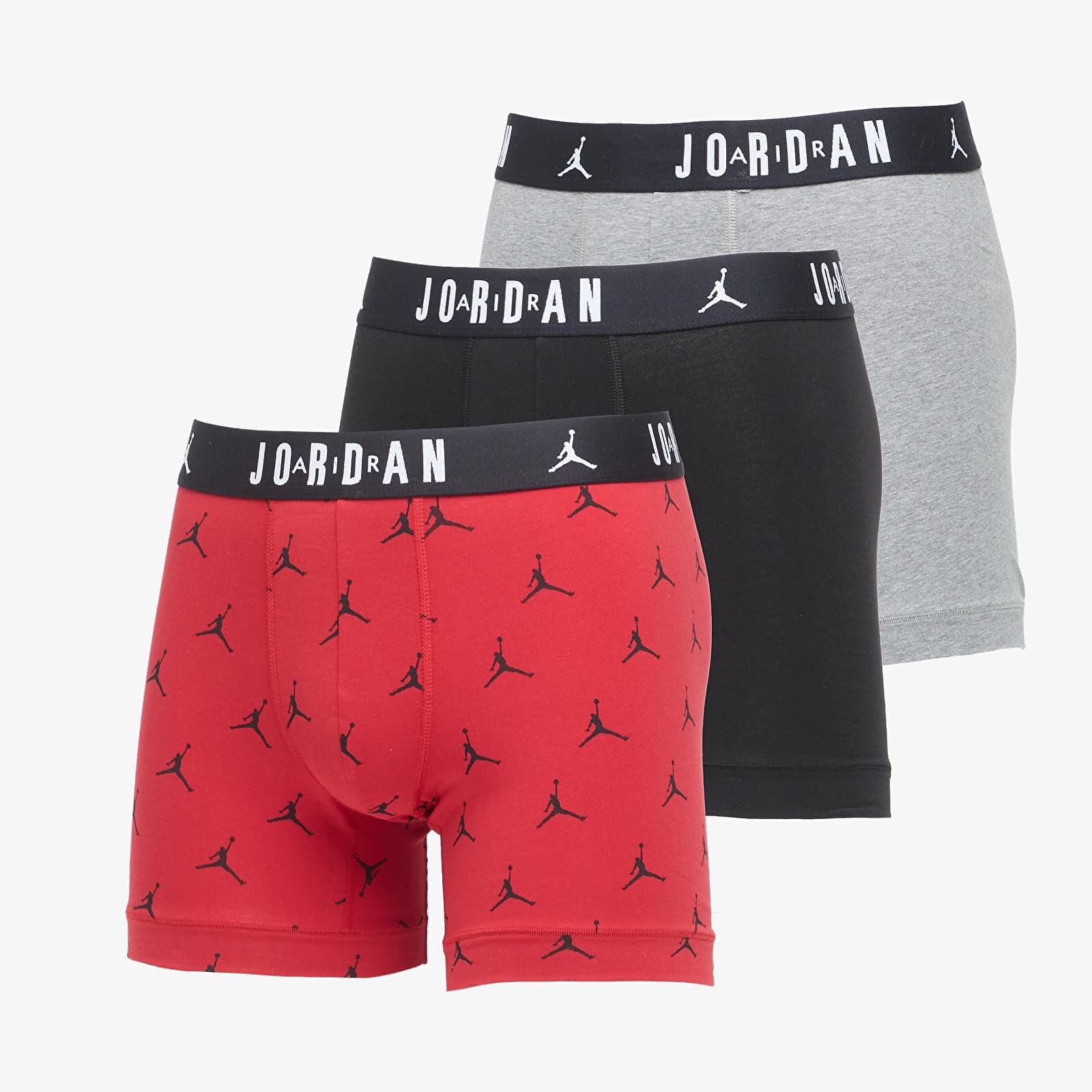 Jordan JHM Mens Flight Cotton Essential 3-Pack Gym Red XL