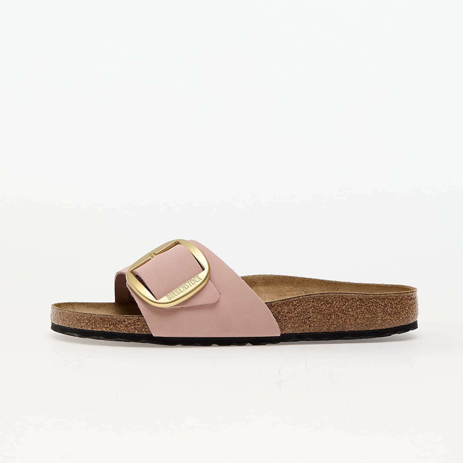 Birkenstock Madrid Big Buckle Nubuck Leather Soft Pink 41