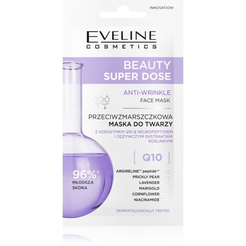 Eveline Cosmetics Beauty Super Dose Anti-Wrinkle anti-ageing face mask 8 ml