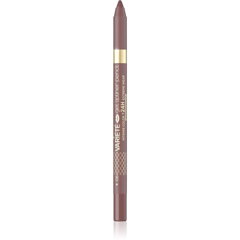 Eveline Cosmetics Variété Gel Lipliner lip liner shade 07 Classic Red 1 pc