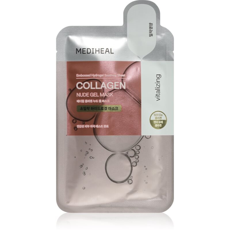 MEDIHEAL Collagen Vitalizing Nude Gel Mask intensive hydrogel mask for hydrating and firming skin 1 pc