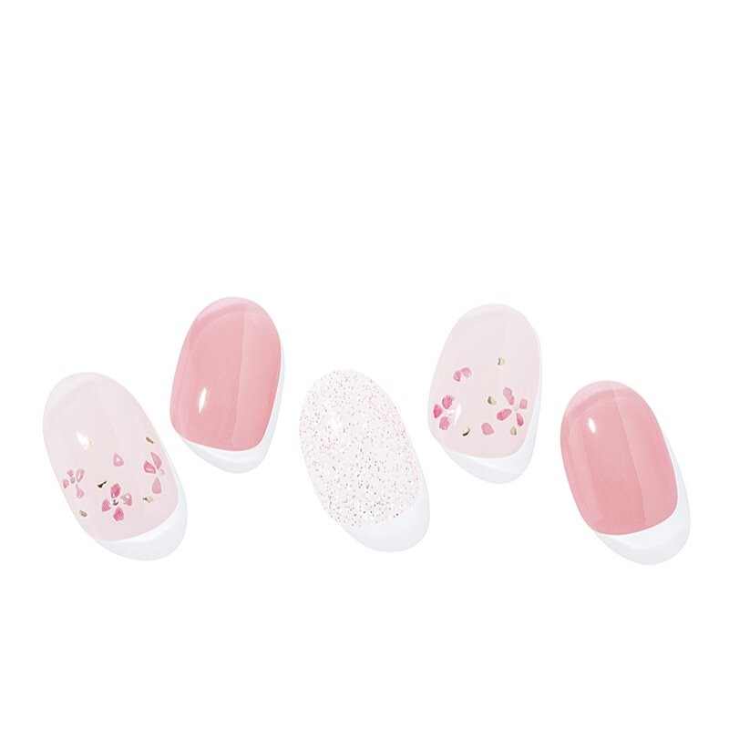 ohora Semi Cured Gel Nail Strips N Rose Diamond nail stickers shade ND-355 1 pc