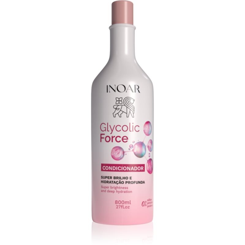 INOAR Glycolic Force Conditioner conditioner for shiny and soft hair 800 ml