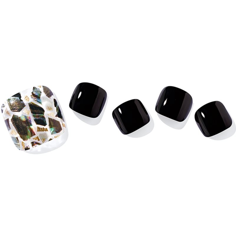 ohora Semi Cured Gel Pedicure Strips P Crunch nail stickers for legs shade PD-112 1 pc