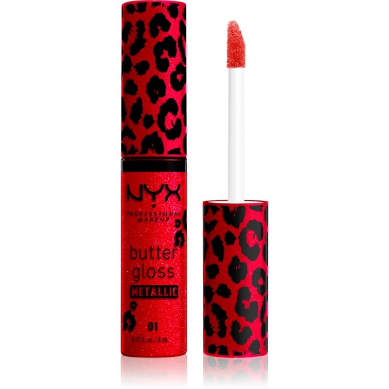 NYX Professional Makeup Butter Gloss Metallic metallic lip gloss shade Blood Moon 8 ml