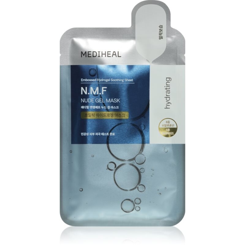 MEDIHEAL N.M.F. Hydrating Nude Gel Mask intensive hydrogel mask with nourishing and moisturising effect 1 pc