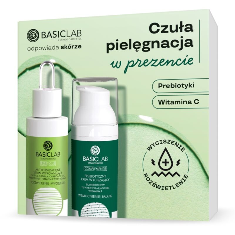 BasicLab Dermocosmetics gift set with a brightening effect
