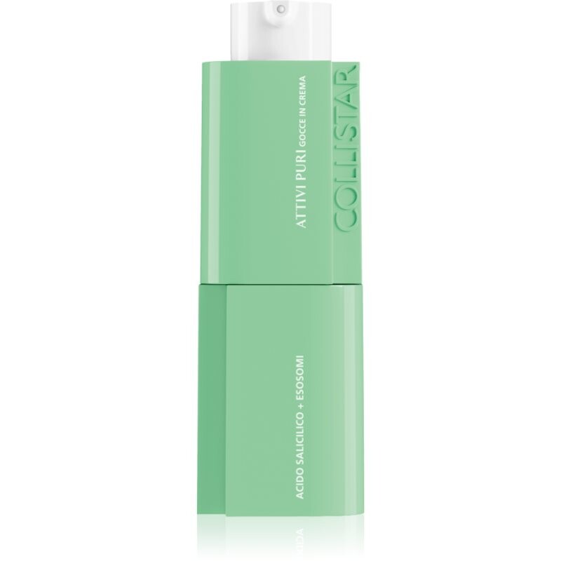 Collistar Attivi Puri Drops in Cream Salicylic Acid + Exosomes active serum for clear and healthy skin 30 ml