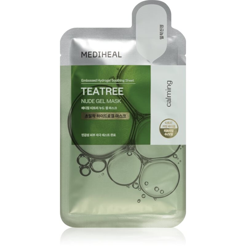 MEDIHEAL Teatree Calming Nude Gel Mask intensive hydrogel mask with soothing effect 1 pc