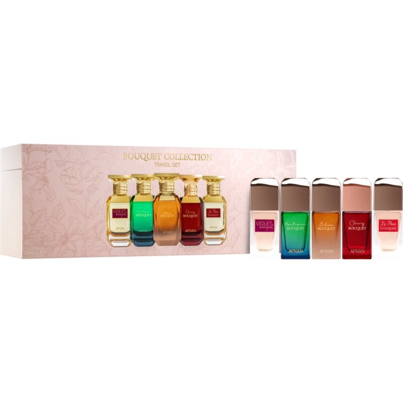 Afnan Bouquet Collection Travel Set gift set for women