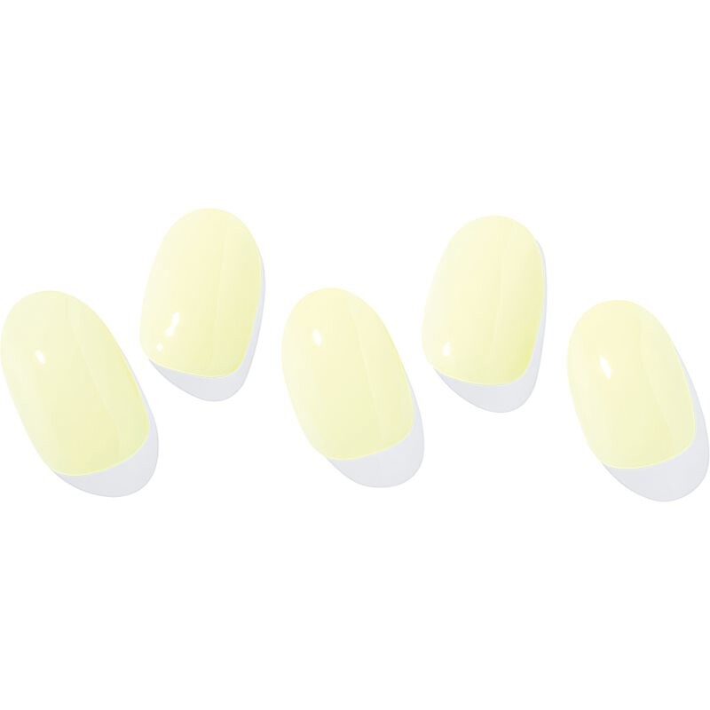 ohora Semi Cured Gel Nail Strips N Lemon Sugar nail stickers shade NB-001-G 1 pc