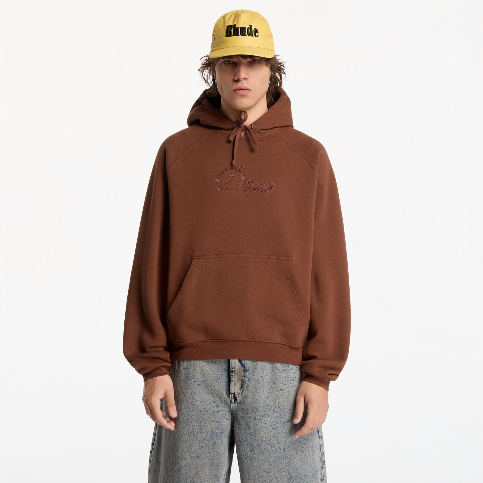 Sweatshirt Dime Cursive Logo Hoodie UNISEX Americano S