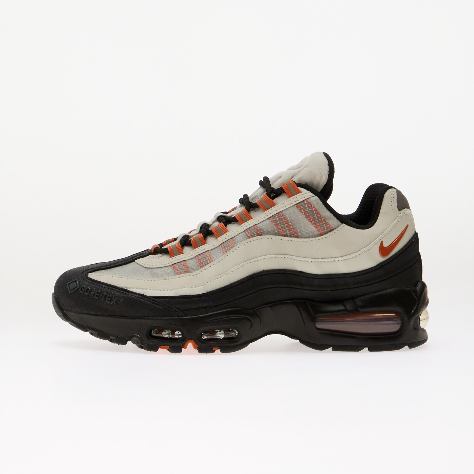 Sneakers Nike Air Max 95 Big Bubble GORE-TEX Light Bone/ Campfire Orange-Black UK 11.5