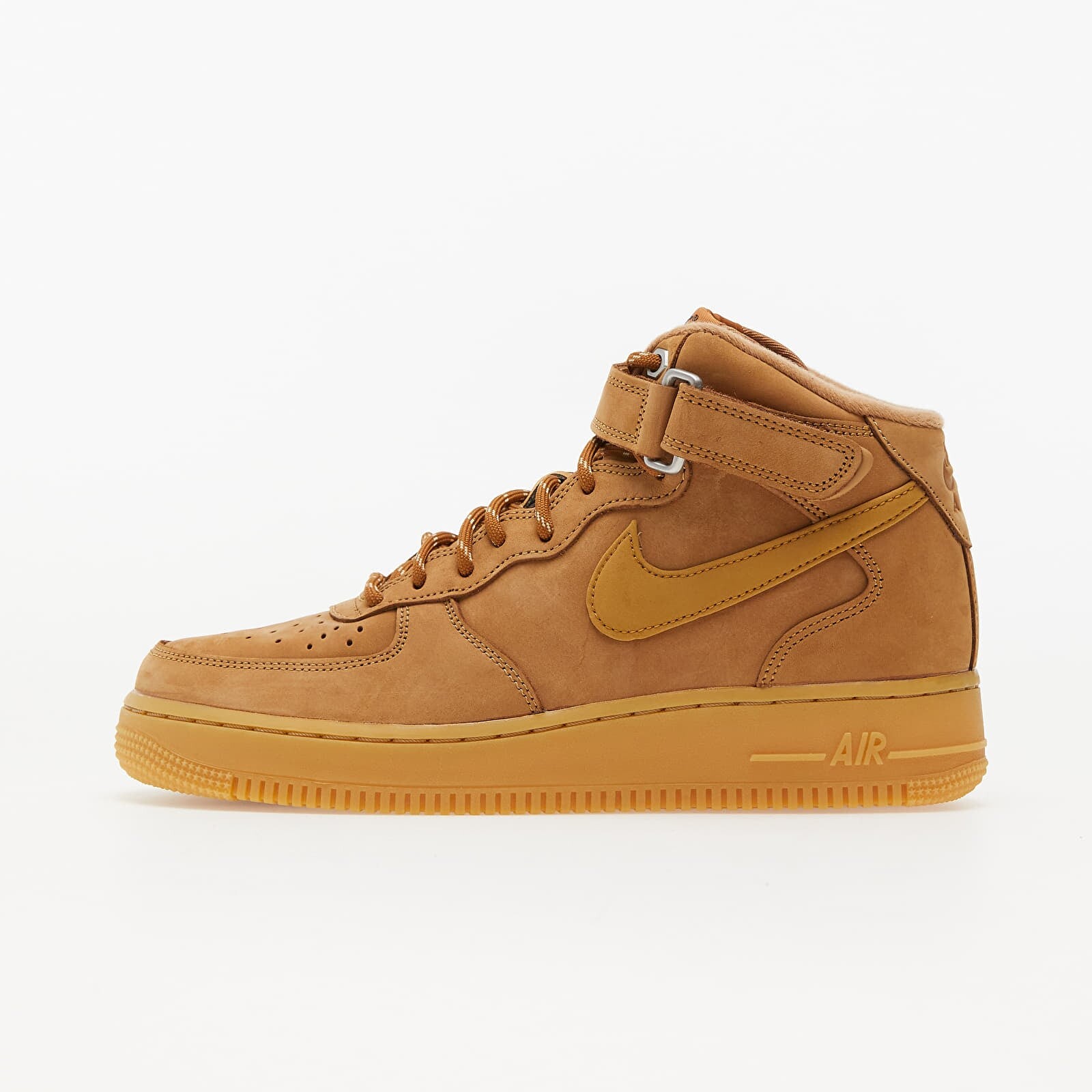 Sneakers Nike Air Force 1 Mid '07 Flax/ Wheat-Gum Light Brown-Black UK 9.5