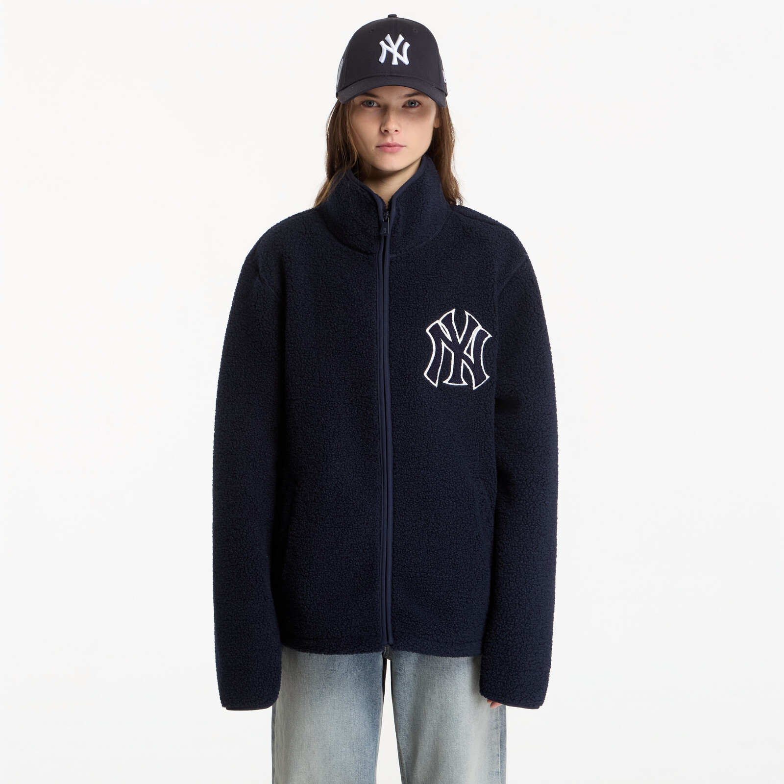 Jacket New Era MLB Sherpa Jacket New York Yankees UNISEX Navy M