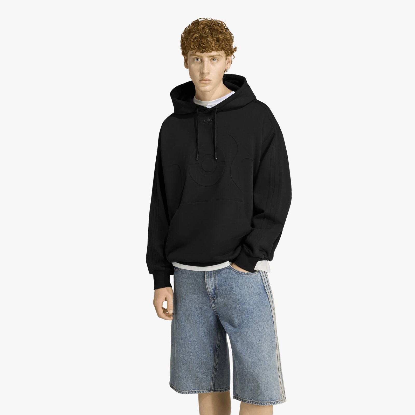 T-shirt adidas x Pokemon Teamgeist Hoodie Black XL
